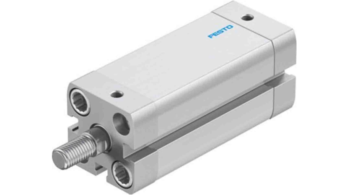 Festo Pneumatic Compact Cylinder - 577172, 20mm Bore, 50mm Stroke, ADN Series, Double Acting