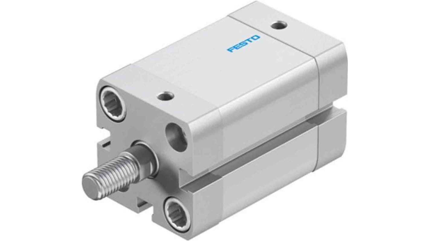 Festo Pneumatic Compact Cylinder - 577185, 25mm Bore, 25mm Stroke, ADN Series, Double Acting