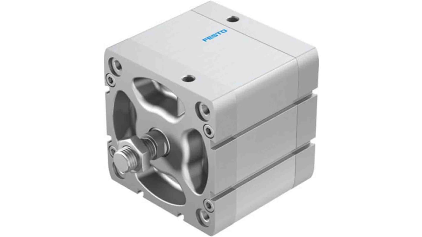 Festo Pneumatic Compact Cylinder - 536379, 100mm Bore, 40mm Stroke, ADN Series, Double Acting