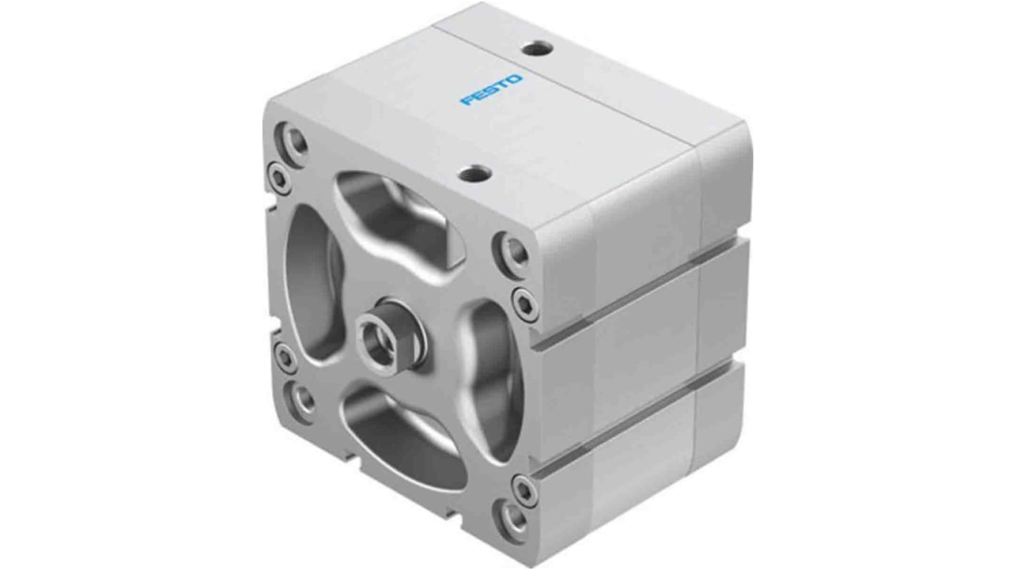 Festo Pneumatic Compact Cylinder - 577192, 100mm Bore, 20mm Stroke, ADN Series, Double Acting