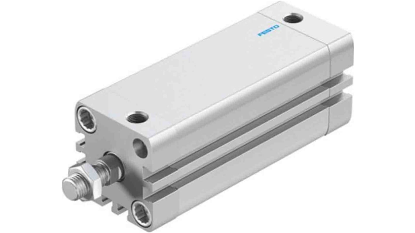 Festo Pneumatic Compact Cylinder - 572663, 32mm Bore, 80mm Stroke, ADN Series, Double Acting