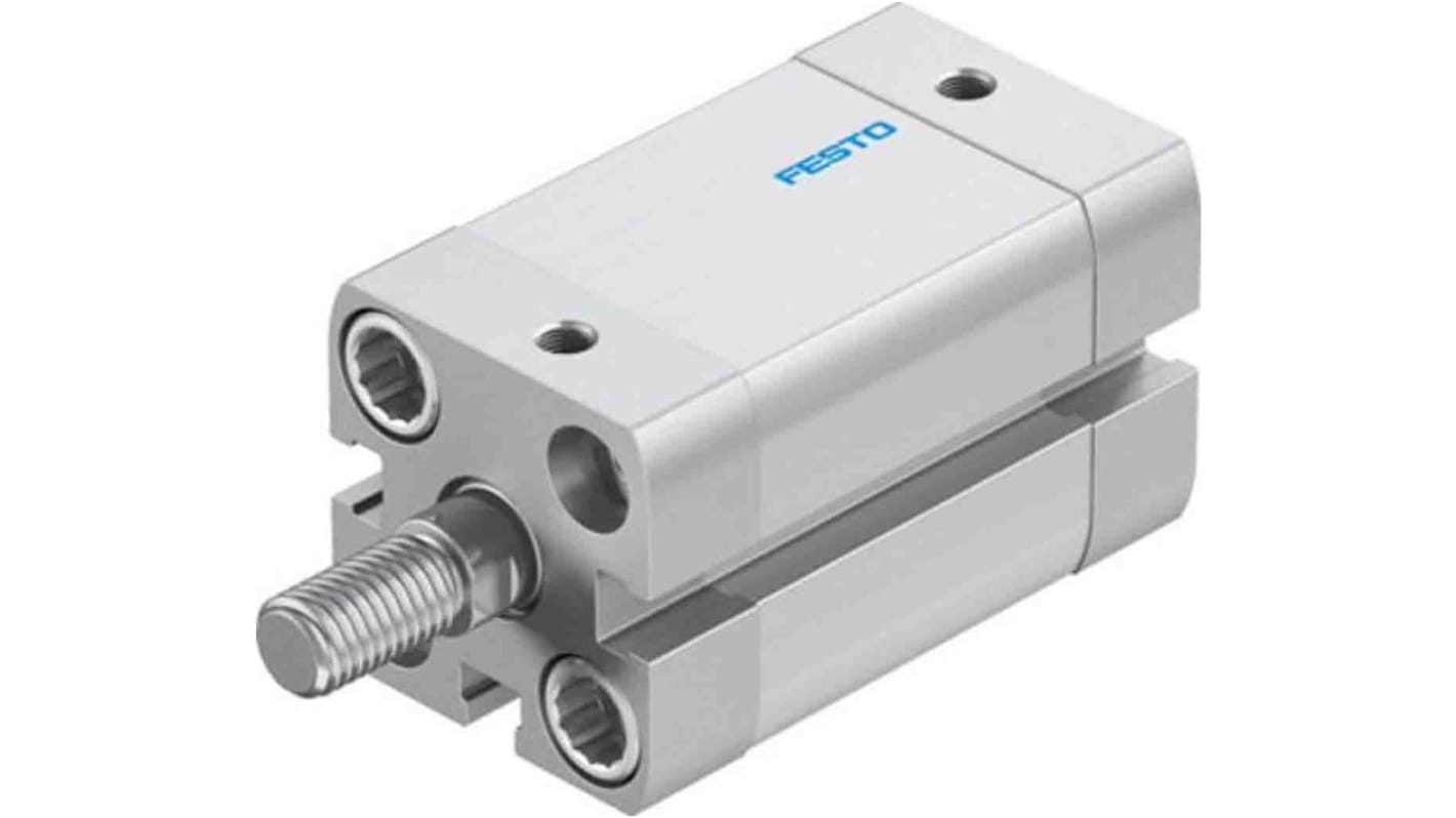 Festo Pneumatic Compact Cylinder - 577169, 20mm Bore, 25mm Stroke, ADN Series, Double Acting