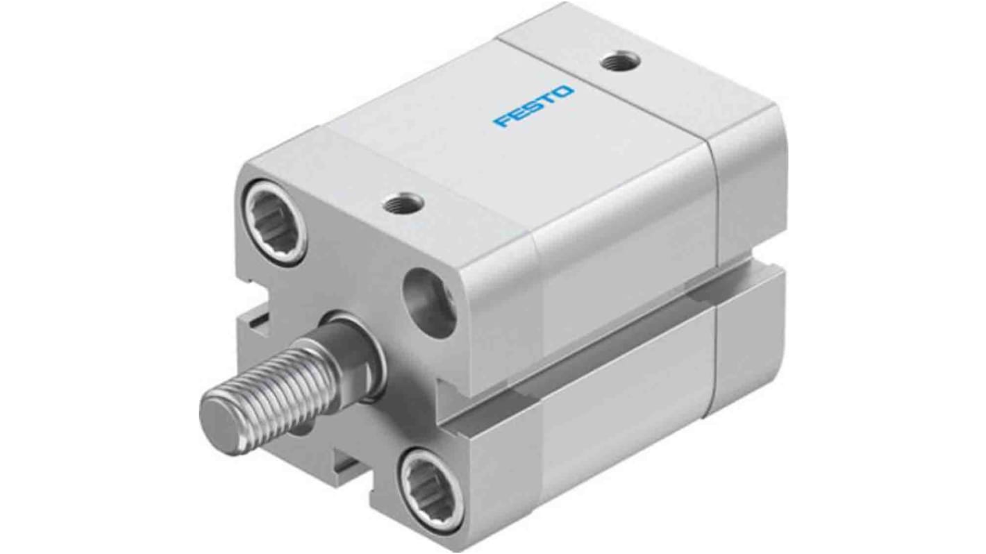 Festo Pneumatic Compact Cylinder - 577183, 25mm Bore, 15mm Stroke, ADN Series, Double Acting