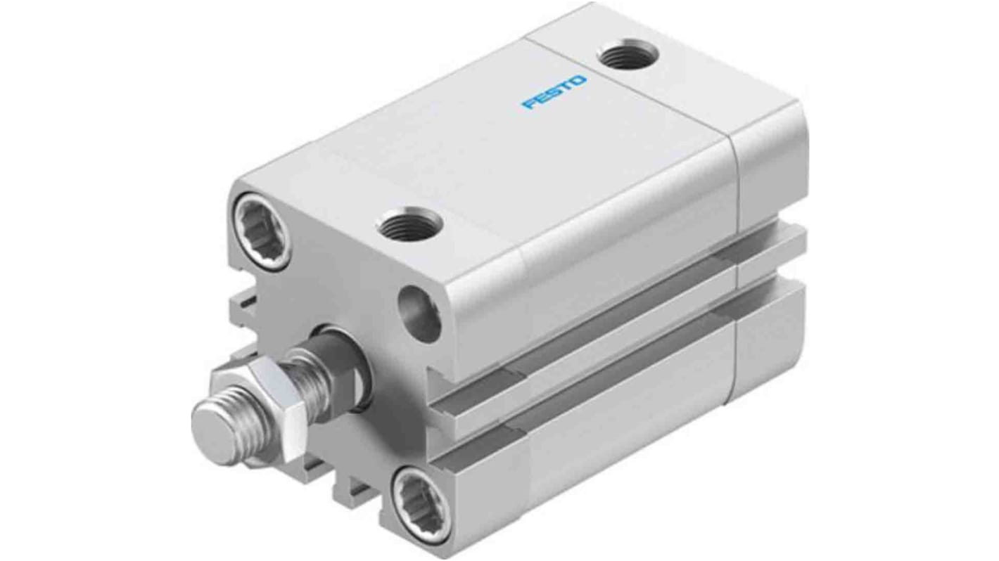 Cilindro pneumatico compatto Festo ADN 572659, Doppio effetto, foro da 32mm, corsa 30mm, G 1/8, 10 bar max