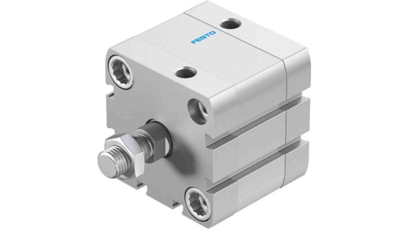 Festo Pneumatic Compact Cylinder - 572692, 50mm Bore, 15mm Stroke, ADN Series, Double Acting