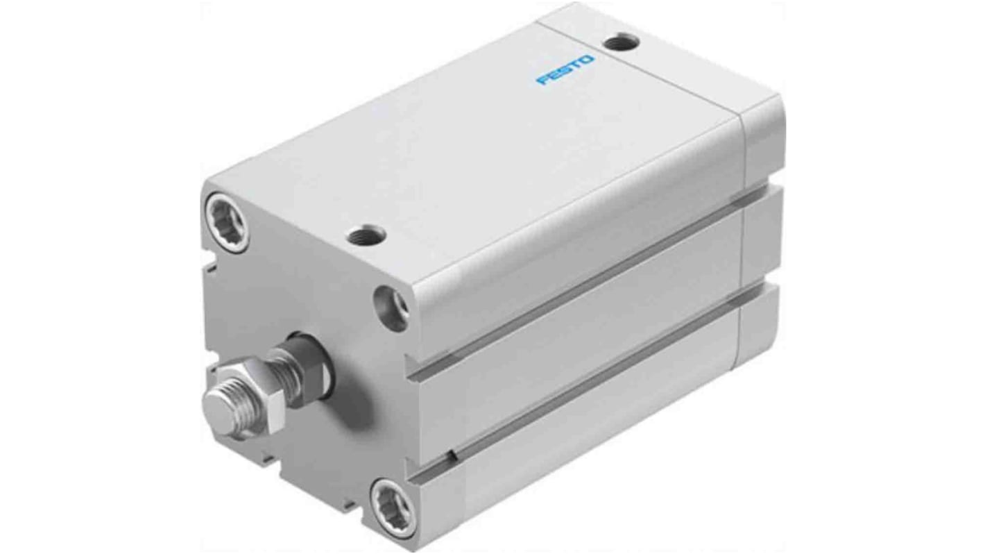 Festo Pneumatic Compact Cylinder - 536340, 63mm Bore, 80mm Stroke, ADN Series, Double Acting