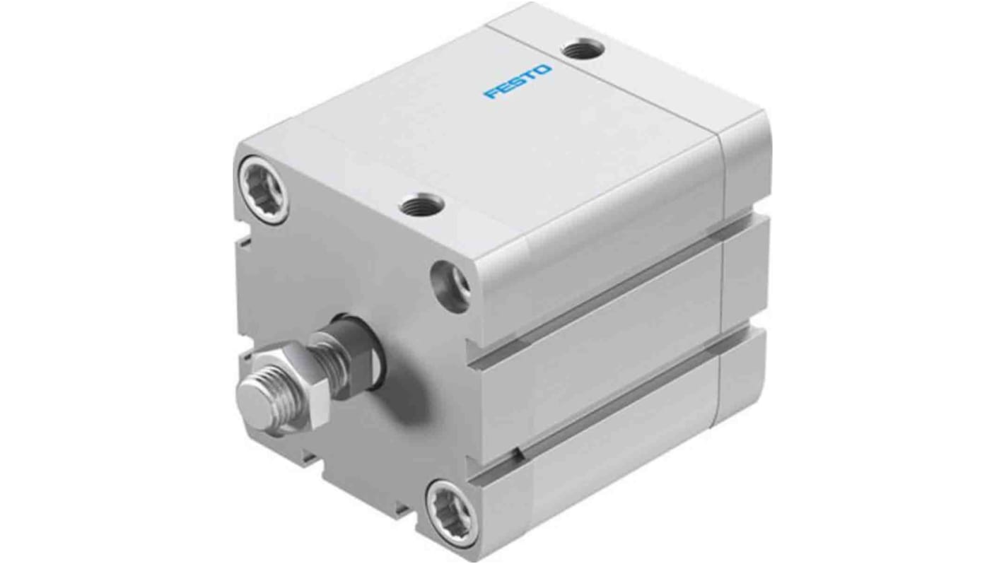 Festo Pneumatic Compact Cylinder - 536337, 63mm Bore, 40mm Stroke, ADN Series, Double Acting