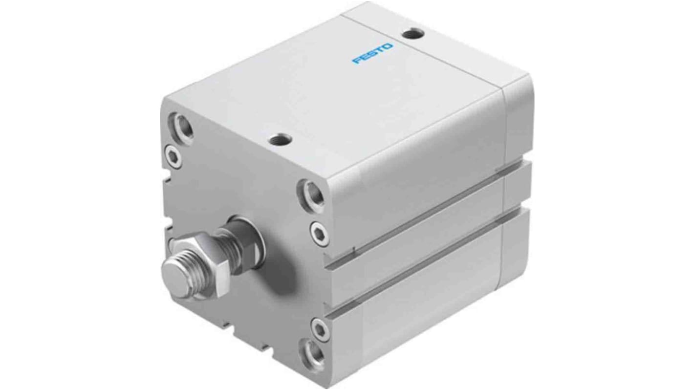 Festo Pneumatic Compact Cylinder - 536360, 80mm Bore, 60mm Stroke, ADN Series, Double Acting