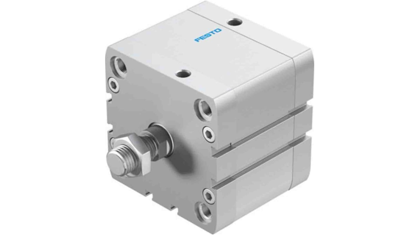 Festo Pneumatic Compact Cylinder - 572731, 80mm Bore, 30mm Stroke, ADN Series, Double Acting