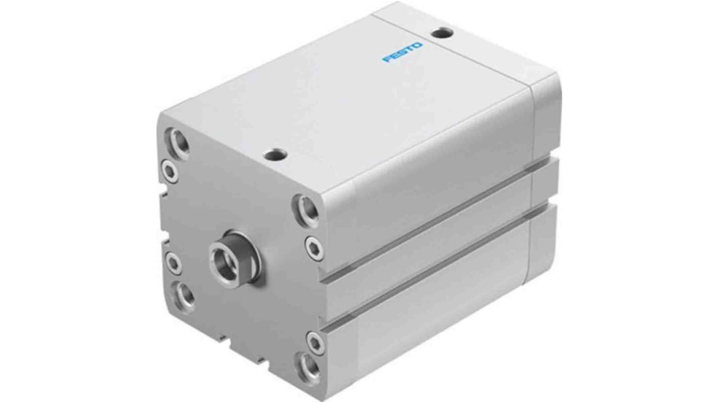 Festo Pneumatic Compact Cylinder - 536371, 80mm Bore, 80mm Stroke, ADN Series, Double Acting