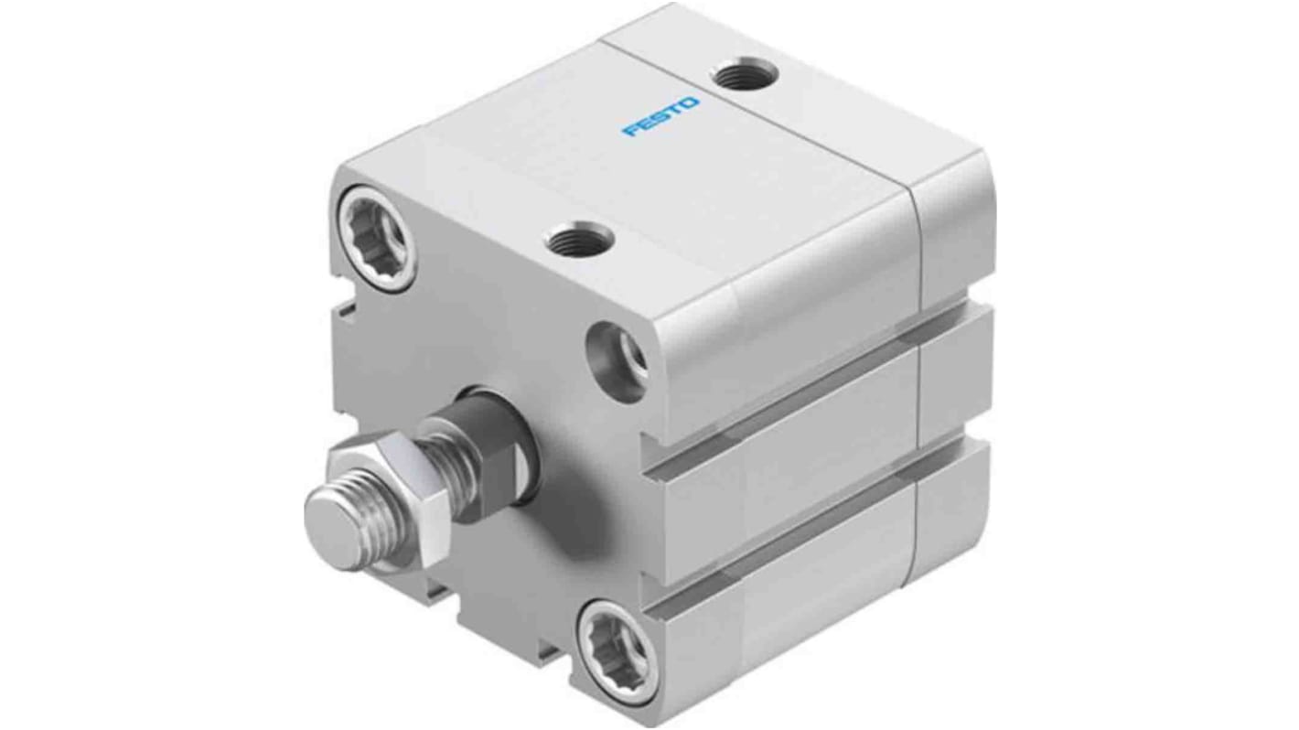 Festo Pneumatic Compact Cylinder - 572693, 50mm Bore, 20mm Stroke, ADN Series, Double Acting