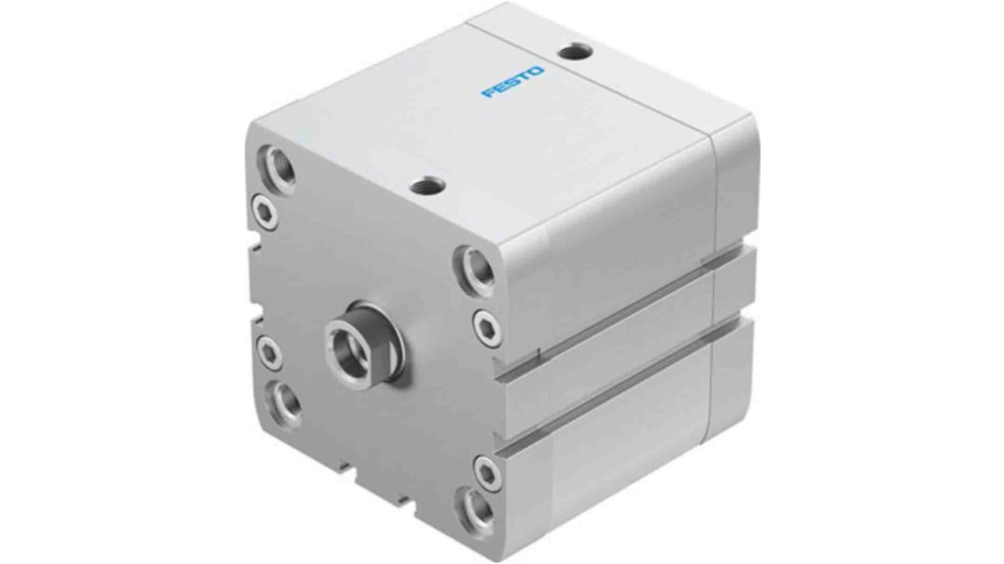 Festo Pneumatic Compact Cylinder - 572723, 80mm Bore, 40mm Stroke, ADN Series, Double Acting