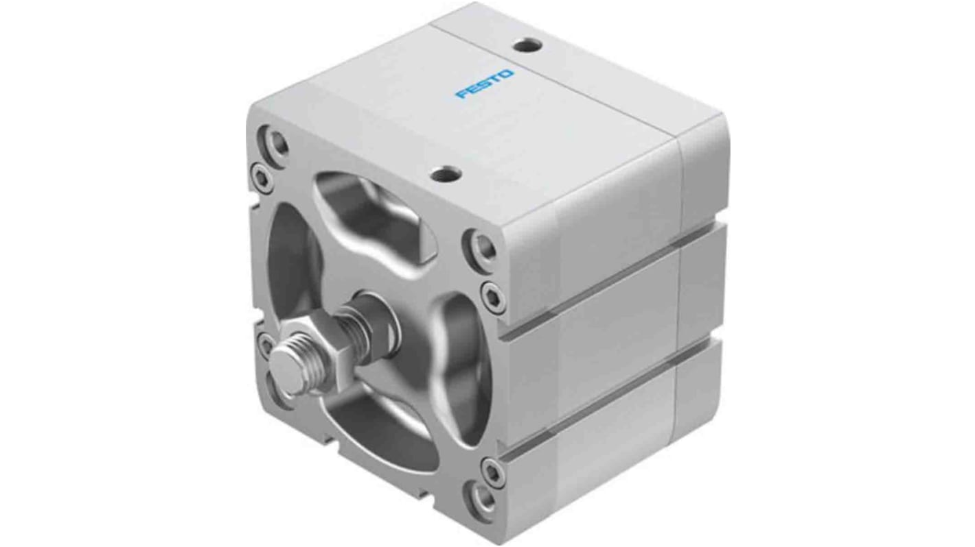 Festo Pneumatic Compact Cylinder - 577203, 100mm Bore, 30mm Stroke, ADN Series, Double Acting