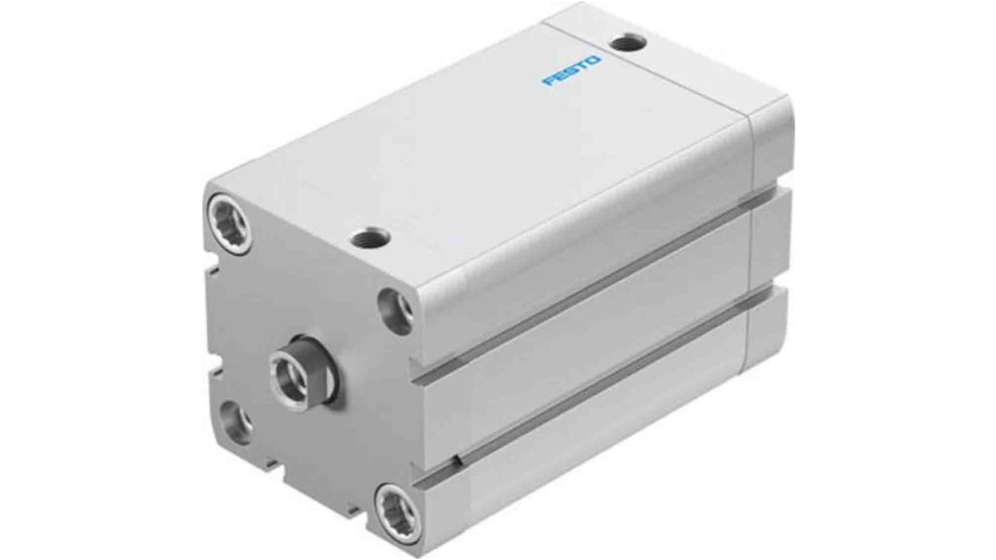 Festo Pneumatic Compact Cylinder - 536350, 63mm Bore, 80mm Stroke, ADN Series, Double Acting