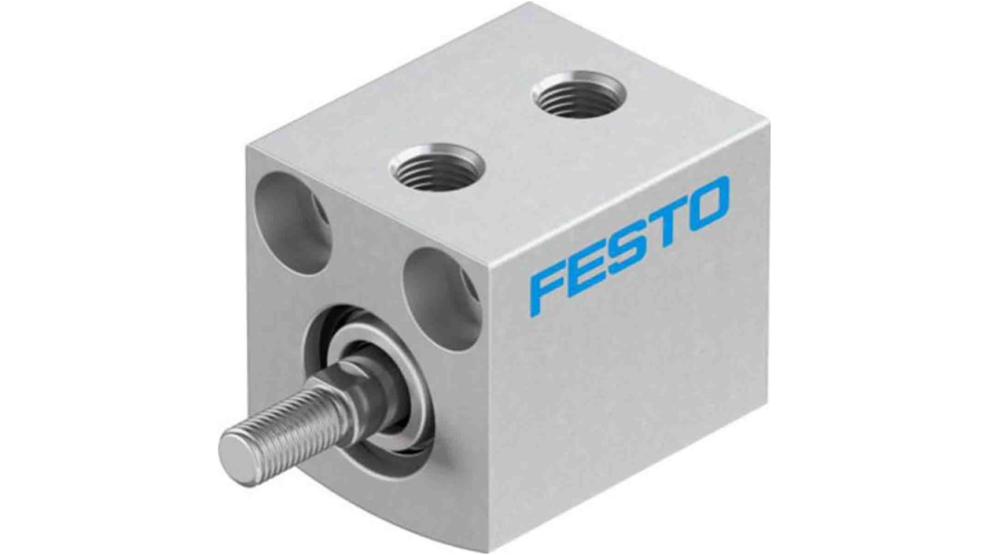 Festo Pneumatic Compact Cylinder - 188078, 10mm Bore, 5mm Stroke, ADVC Series, Double Acting