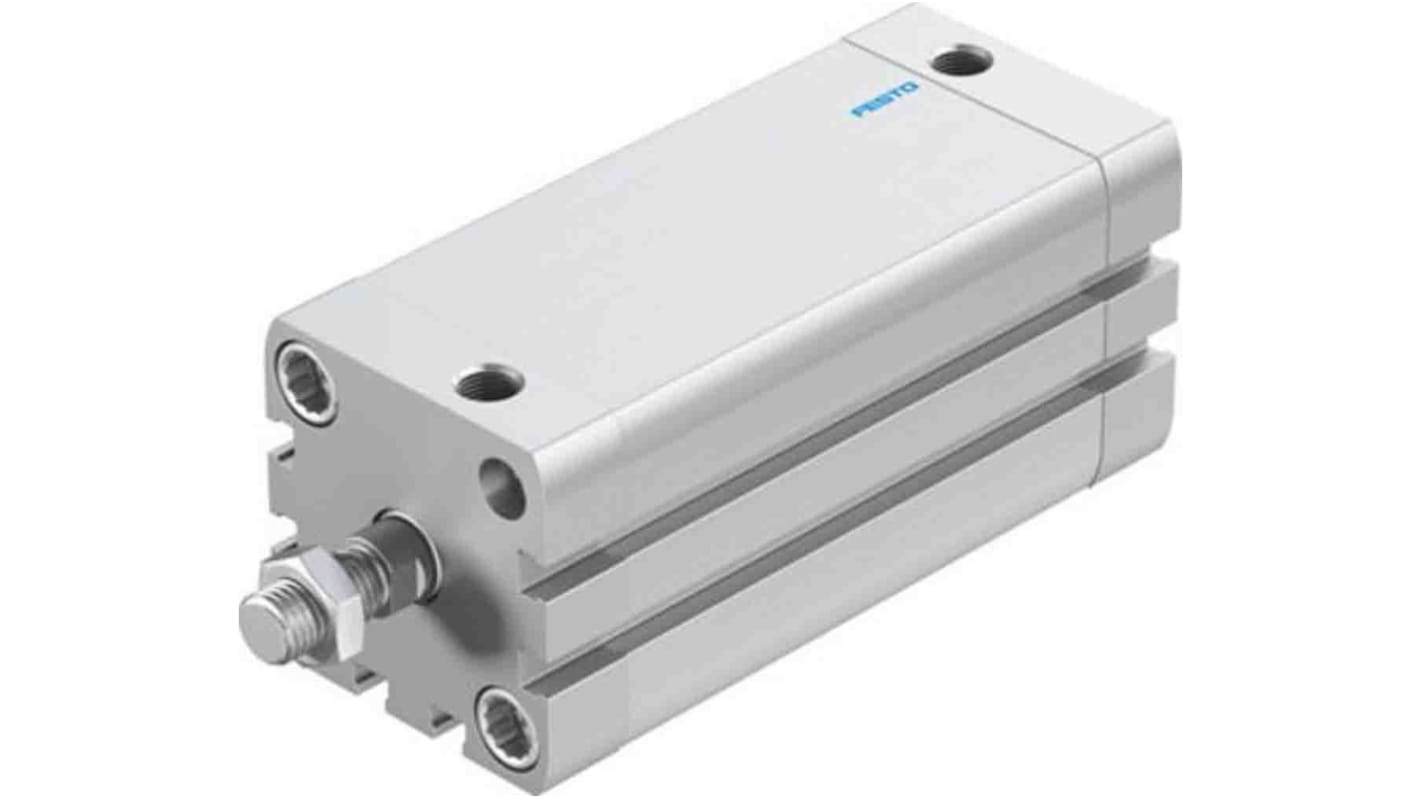 Festo Pneumatic Compact Cylinder - 572681, 40mm Bore, 80mm Stroke, ADN Series, Double Acting