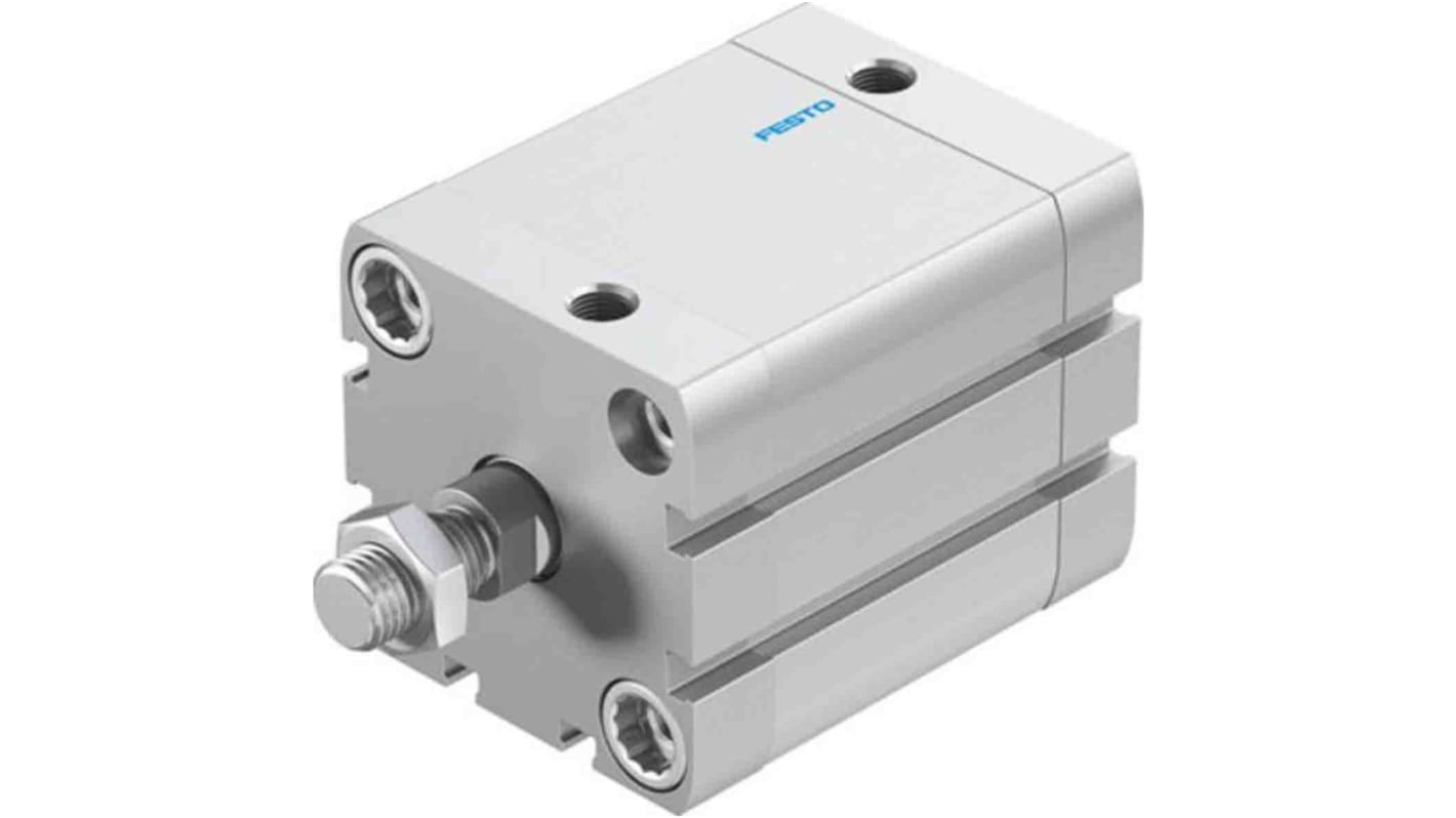 Festo Pneumatic Compact Cylinder - 572696, 50mm Bore, 40mm Stroke, ADN Series, Double Acting