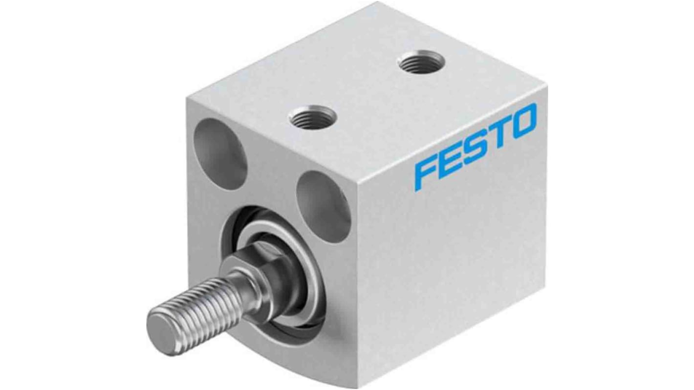 Festo Pneumatic Compact Cylinder - 188124, 16mm Bore, 10mm Stroke, ADVC Series, Double Acting