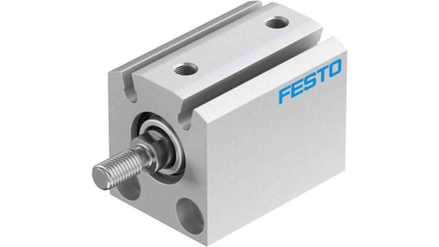 Festo Pneumatic Compact Cylinder - 188119, 16mm Bore, 10mm Stroke, ADVC Series, Double Acting