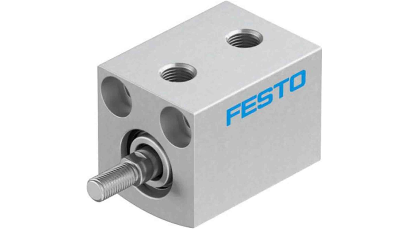 Festo Pneumatic Compact Cylinder - 188079, 100mm Bore, 10mm Stroke, ADVC Series, Double Acting