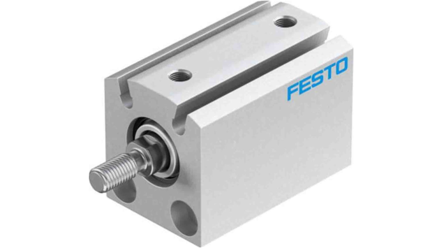 Festo Pneumatic Compact Cylinder - 188120, 16mm Bore, 15mm Stroke, ADVC Series, Double Acting