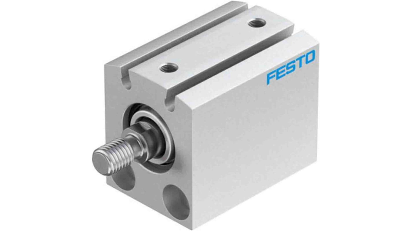 Festo Pneumatic Compact Cylinder - 188152, 20mm Bore, 15mm Stroke, ADVC Series, Double Acting