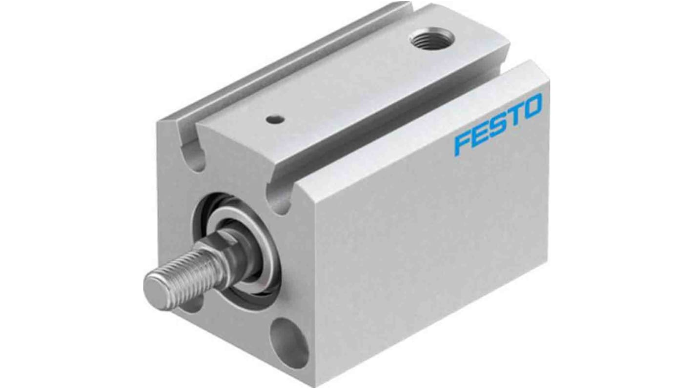 Festo Pneumatic Compact Cylinder - 188084, 12mm Bore, 5mm Stroke, AEVC Series, Single Acting