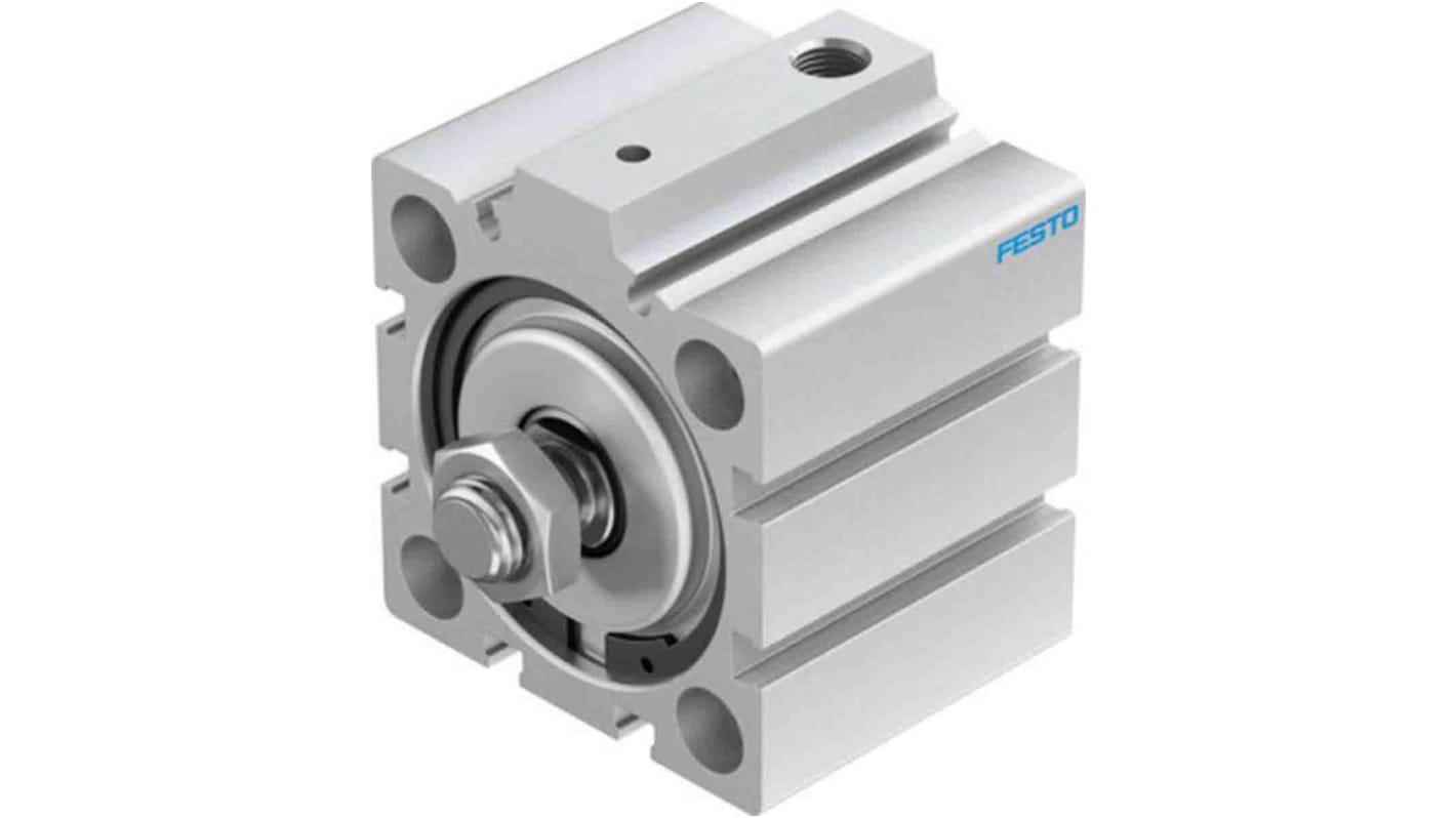 Festo Pneumatic Compact Cylinder - 188259, 50mm Bore, 25mm Stroke, AEVC Series, Single Acting