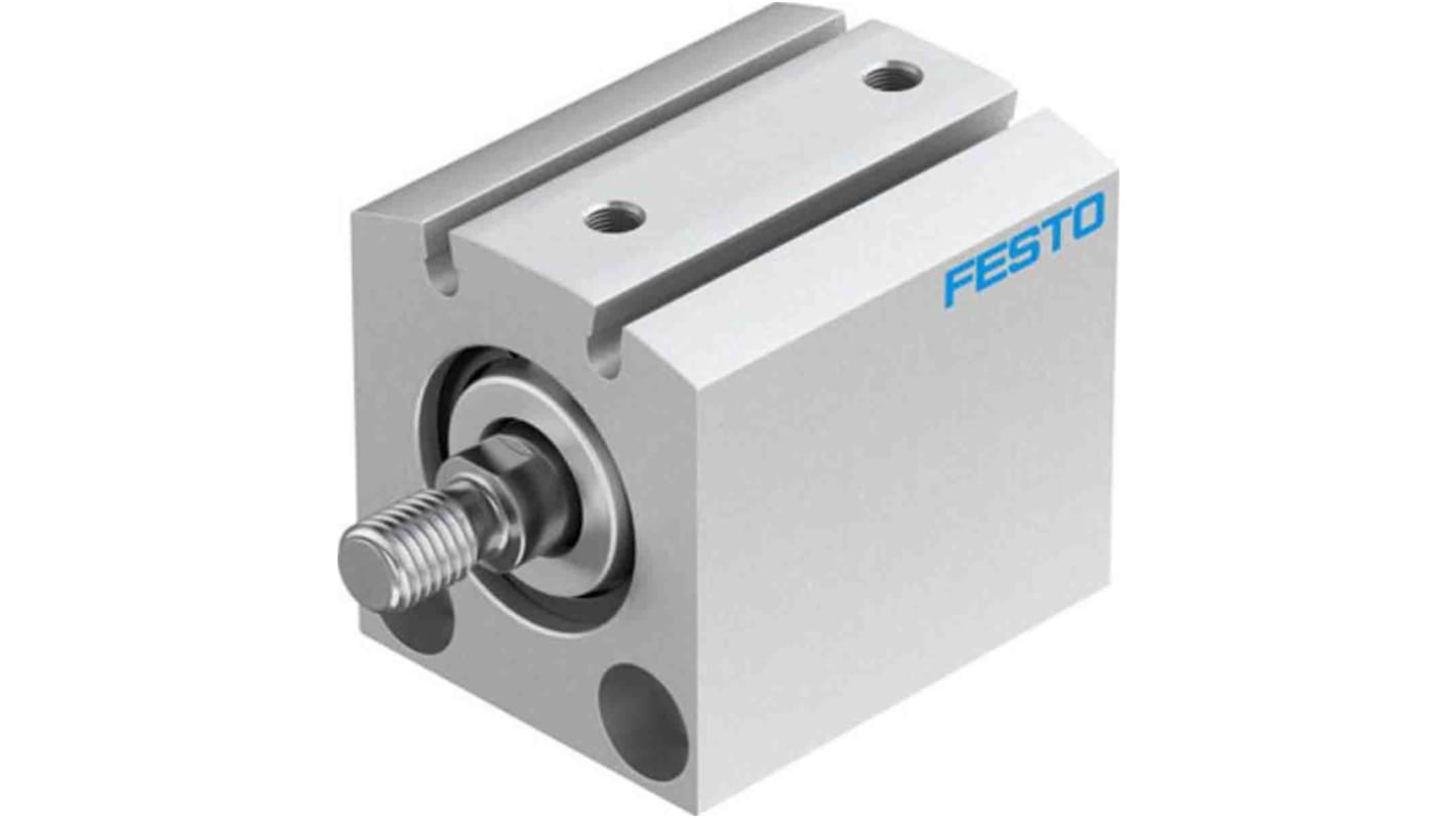 Festo コンパクトエアシリンダ ADVCシリーズ ボア：25mm ストローク：15mm ADVC-25-15-A-P-A