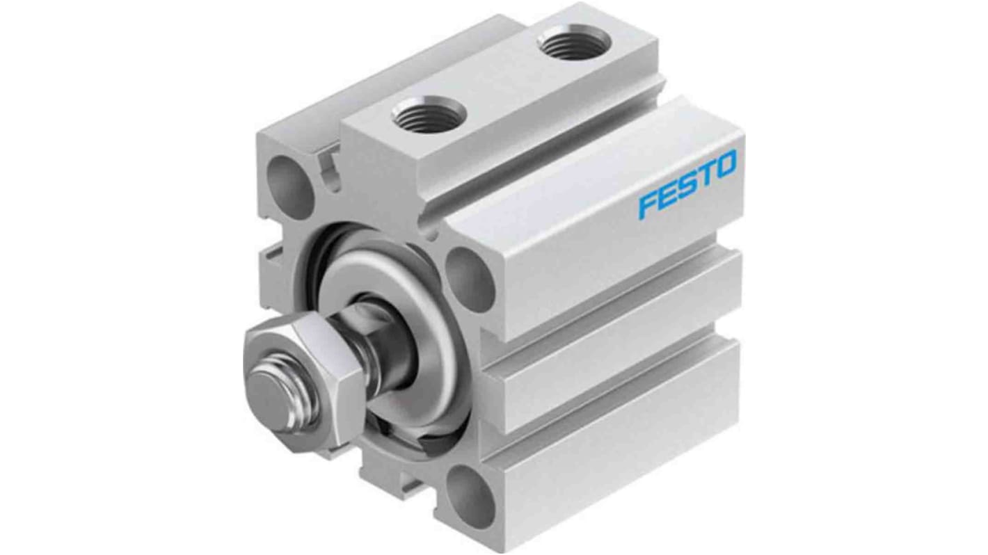 Festo Pneumatic Compact Cylinder - 188221, 32mm Bore, 15mm Stroke, ADVC Series, Double Acting