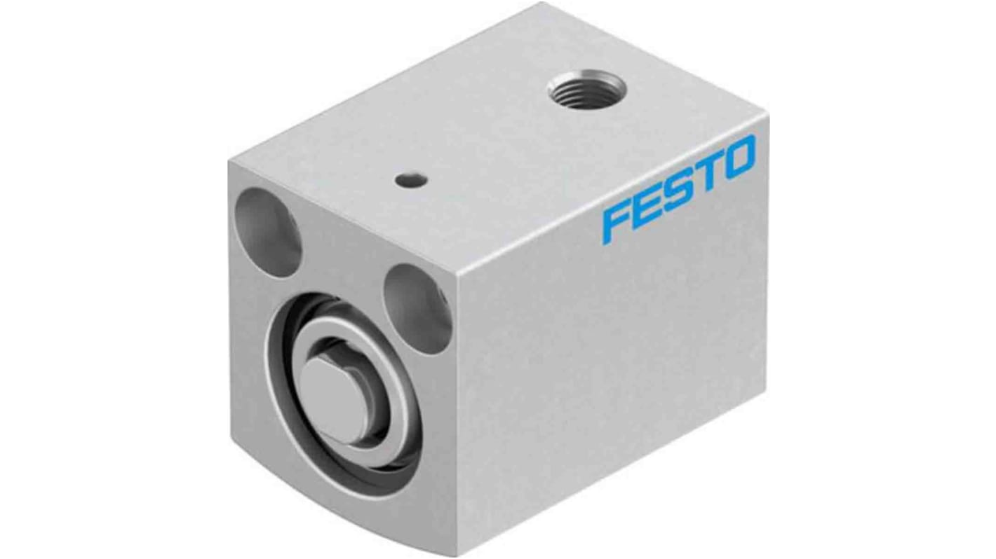 Festo Pneumatic Compact Cylinder - 530567, 12mm Bore, 10mm Stroke, AEVC Series, Single Acting