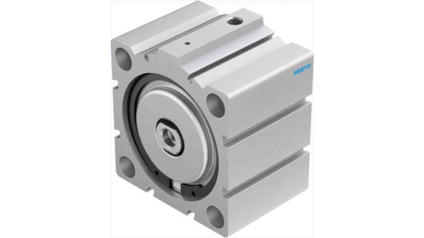 Festo Pneumatic Compact Cylinder - 188303, 80mm Bore, 10mm Stroke, AEVC Series, Single Acting