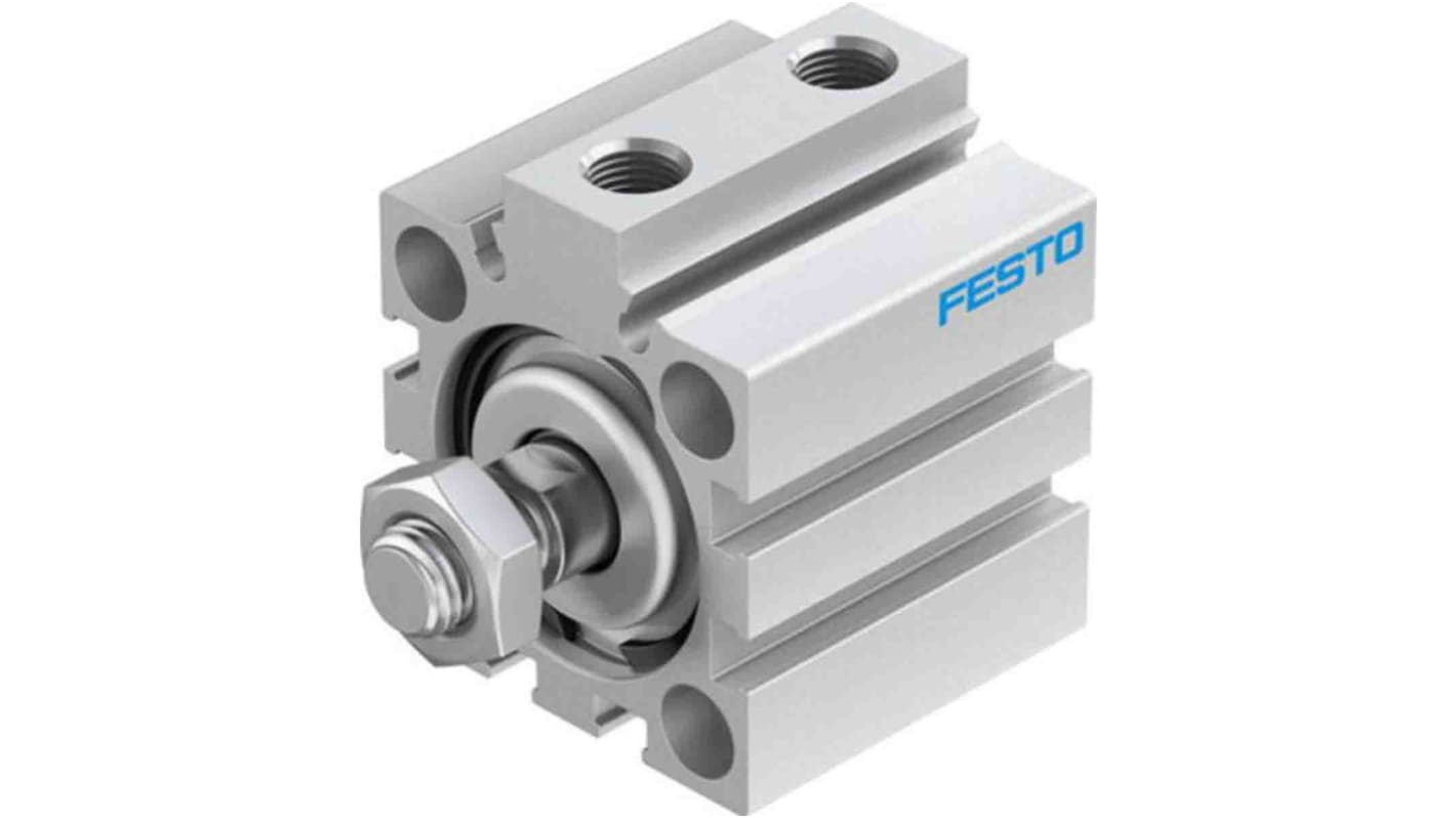 Festo Pneumatic Compact Cylinder - 188215, 32mm Bore, 10mm Stroke, ADVC Series, Double Acting