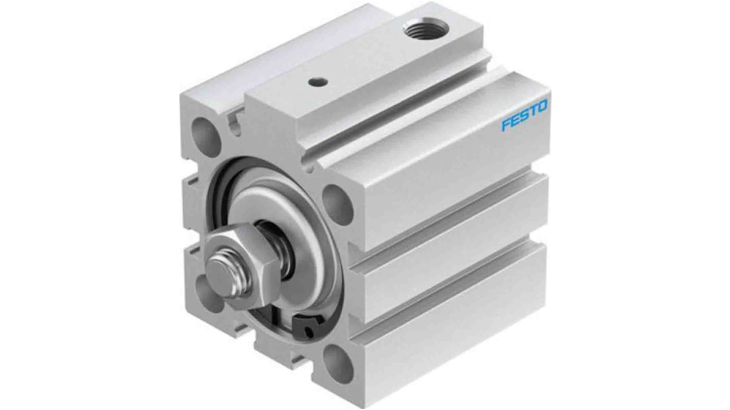Festo Pneumatic Compact Cylinder - 188231, 40mm Bore, 25mm Stroke, AEVC Series, Single Acting