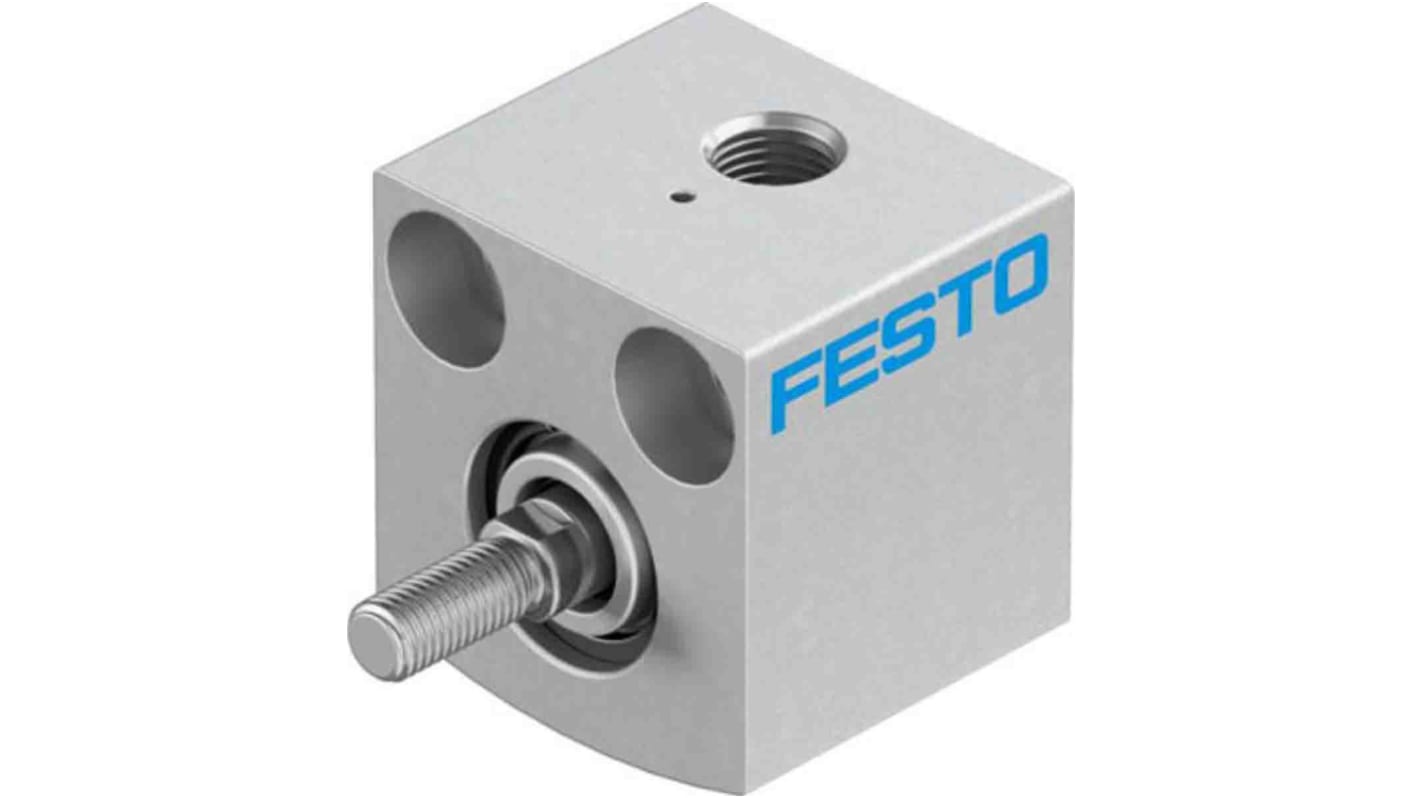 Festo Pneumatic Compact Cylinder - 188074, 10mm Bore, 5mm Stroke, AEVC Series, Single Acting