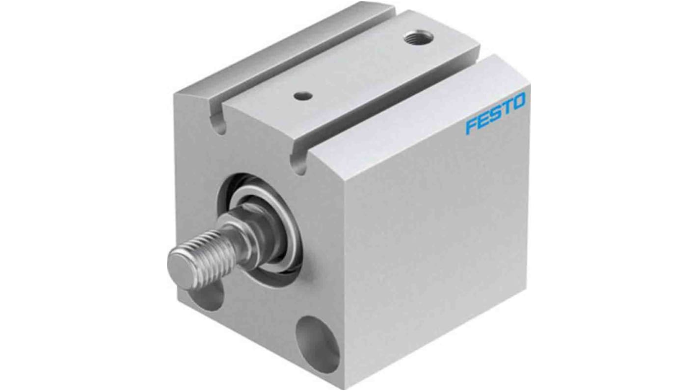 Festo Pneumatic Compact Cylinder - 188167, 25mm Bore, 10mm Stroke, AEVC Series, Single Acting