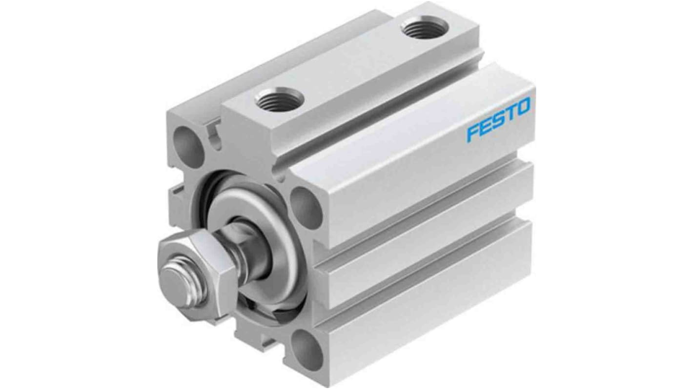 Festo Pneumatic Compact Cylinder - 188218, 32mm Bore, 25mm Stroke, ADVC Series, Double Acting