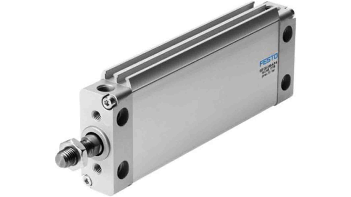 Festo Pneumatic Compact Cylinder - 161257, 25mm Bore, 160mm Stroke, DZF Series, Double Acting