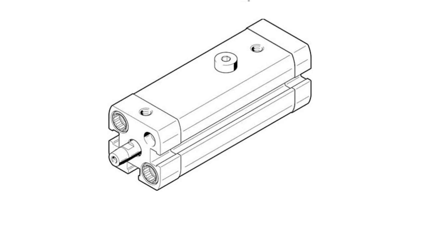 Festo Serie CLR-20-20-R-P-A Klemmzylinder, Kolben-Ø 20mm / Hub 20mm, Drehwinkel 90°, bis 10 bar
