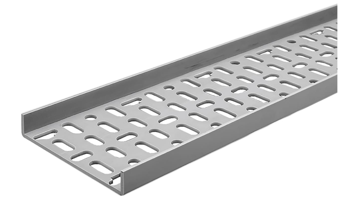 Reggicavo Schneider Electric, vassoio per impieghi leggeri in PVC, dimensioni 2m x 75 mm x 20mm