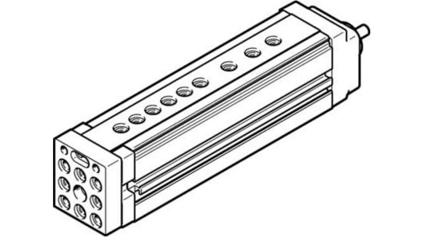 Siłownik liniowy elektryczny długość skoku 50mm obciążenie 2kg Festo Siłownik liniowy drąga tłokowego