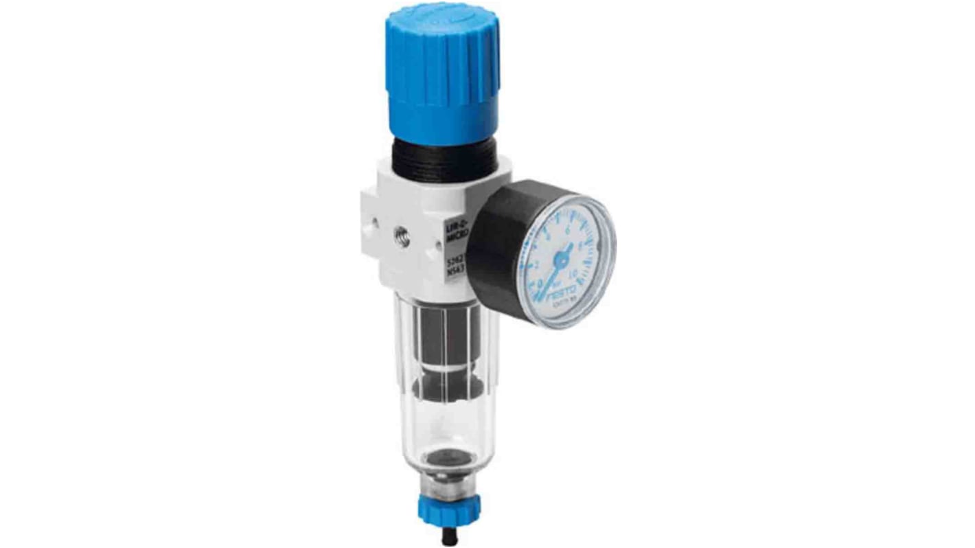 Festo D Filter Regulator, 5μm, G 1/8, Semi Automatic