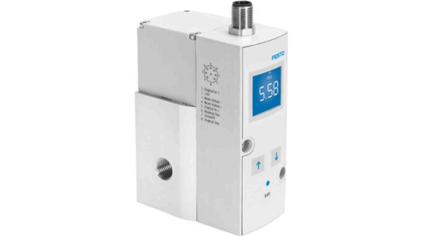 Festo G 1/4 Pneumatic Regulator - 0.06bar to 6bar, 8bar max. input, 571301