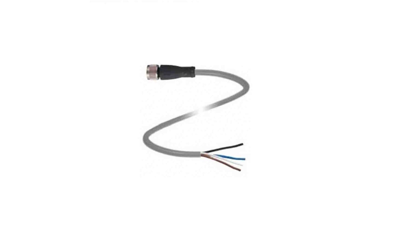 Pepperl + Fuchs Straight 4 way M12 to Unterminated Sensor Actuator Cable, 5m