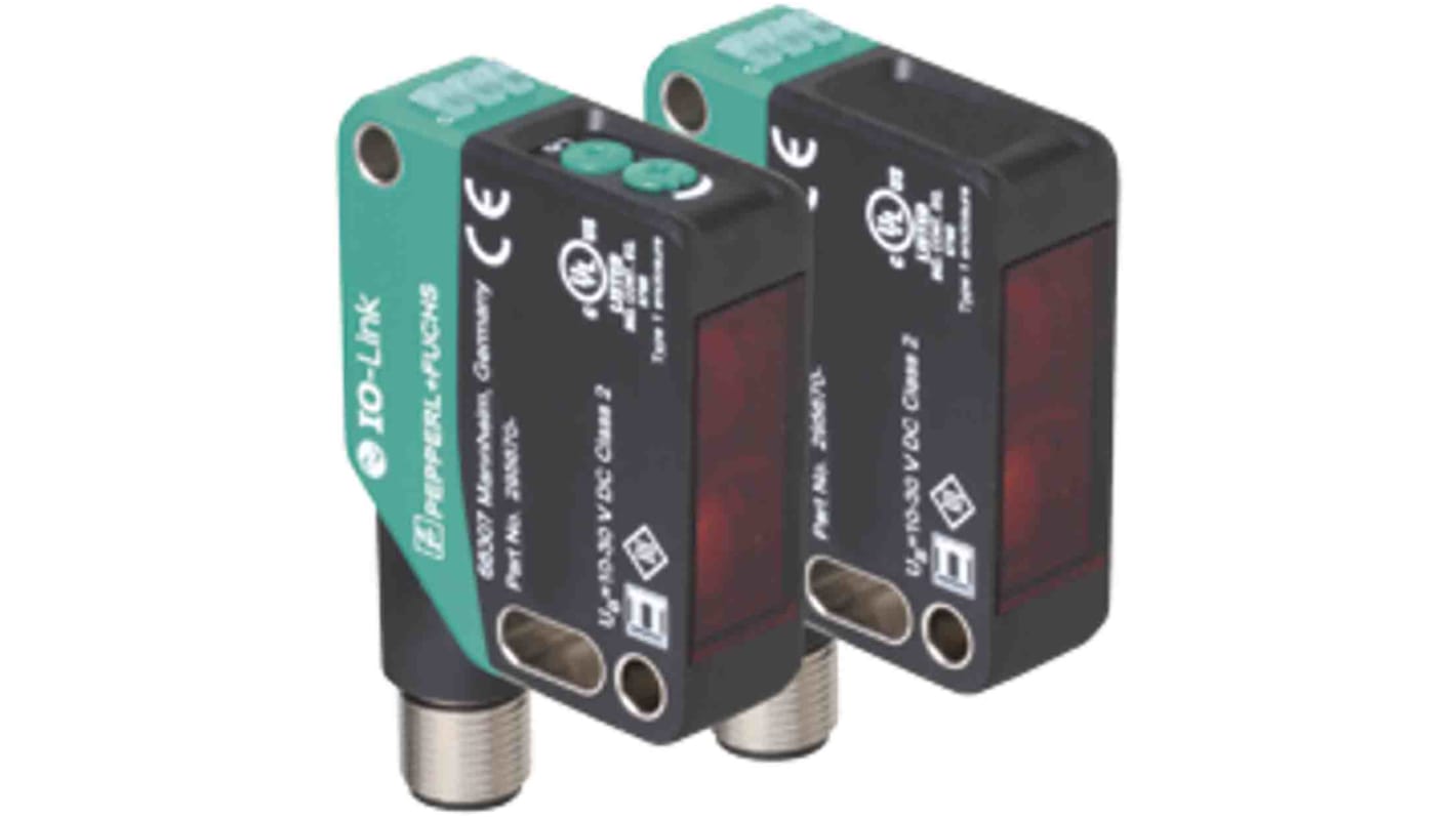 OBE25MR200S2EPIOV1 Pepperl + Fuchs Through Beam Photoelectric Sensor, Block Sensor, 25 m