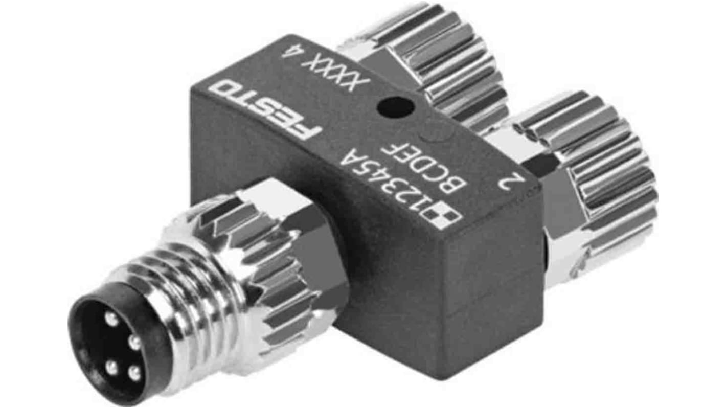 Festo Connector, NEDY-L2R1-V1-M8G3-N-M8G4 Series