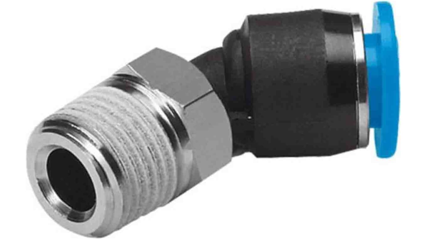 Adaptateur fileté coudé Festo vers Enfichable, 16 mm R 1/2 Mâle