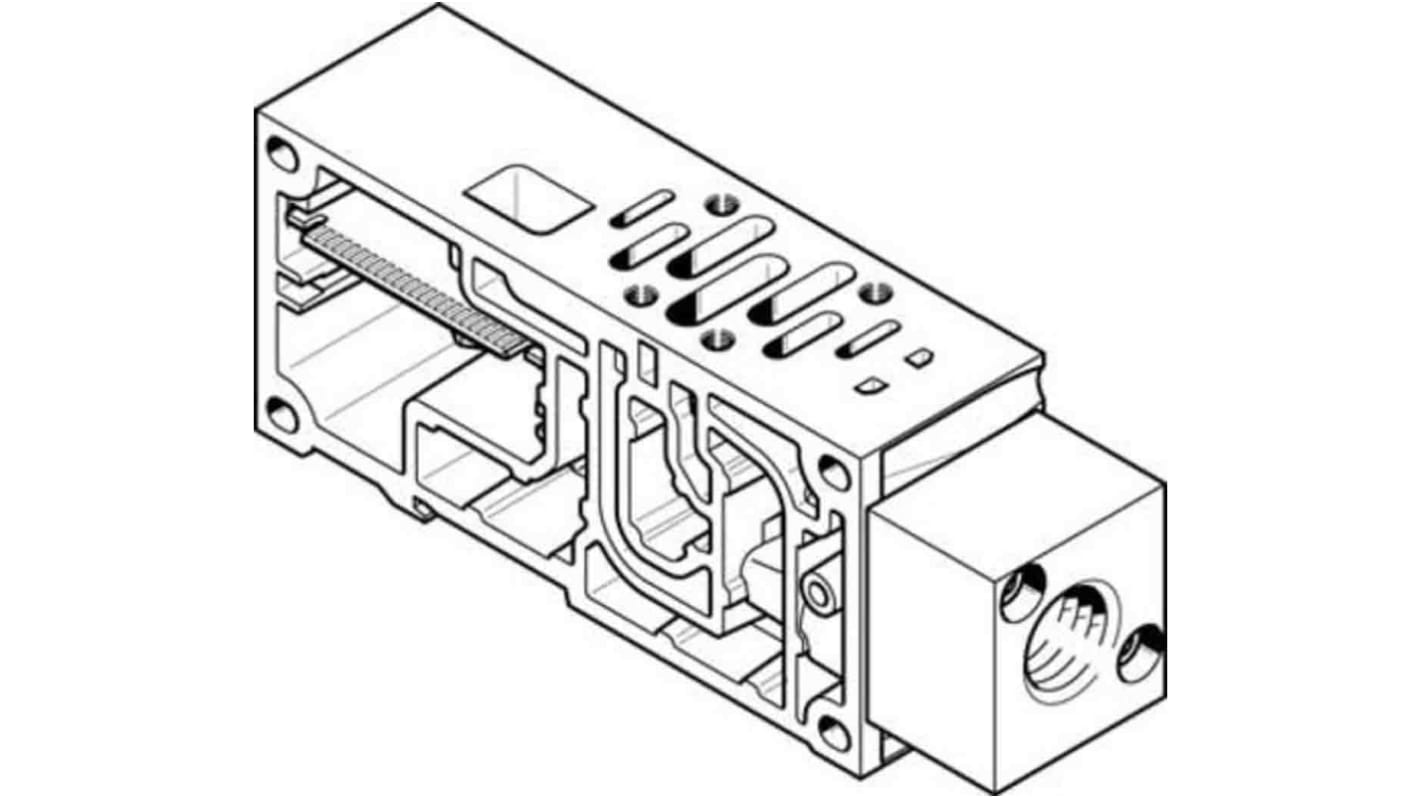 Support de distributeur Festo, Aluminium moulé