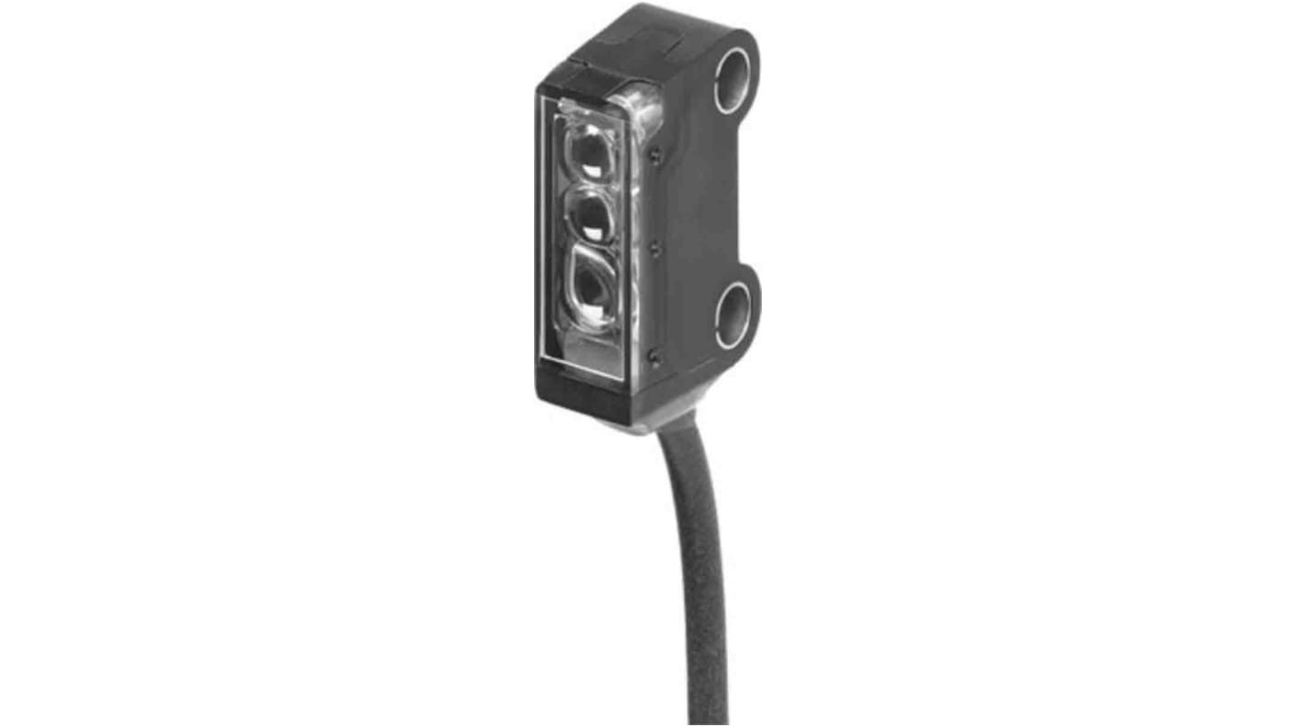 Fotocélula rectangular Festo, Sistema Difuso, alcance 50 mm, salida NPN/PNP, Cable con conector macho
