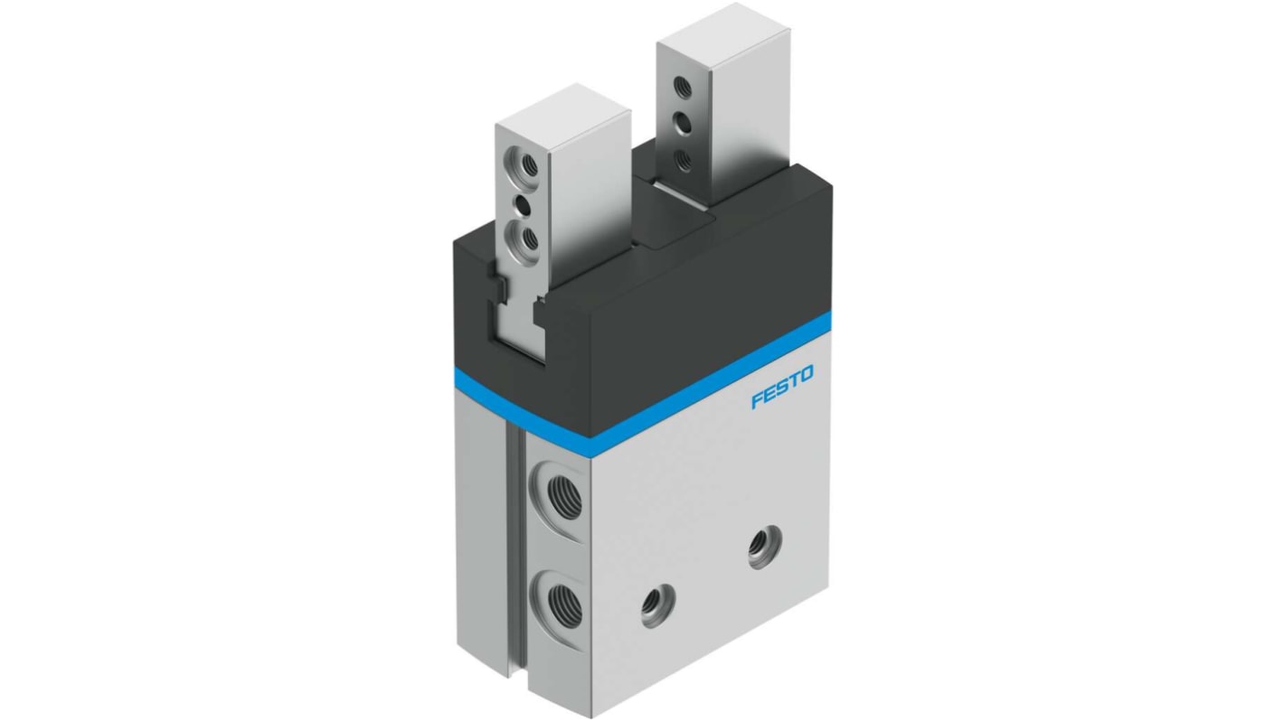 Festo 2 Finger Double Action Pneumatic Gripper, DHPS-25-A-NC, Parallel Gripping Type